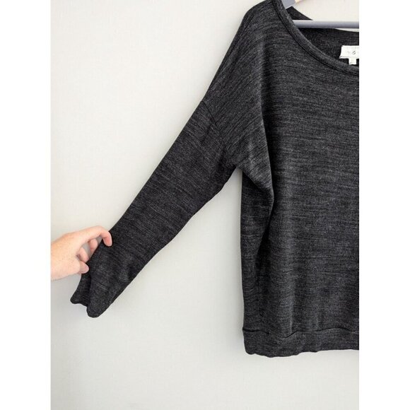 Lou & Grey Signaturesoft Bosy Sweater Top Criss Cross Back - Picture 8 of 9